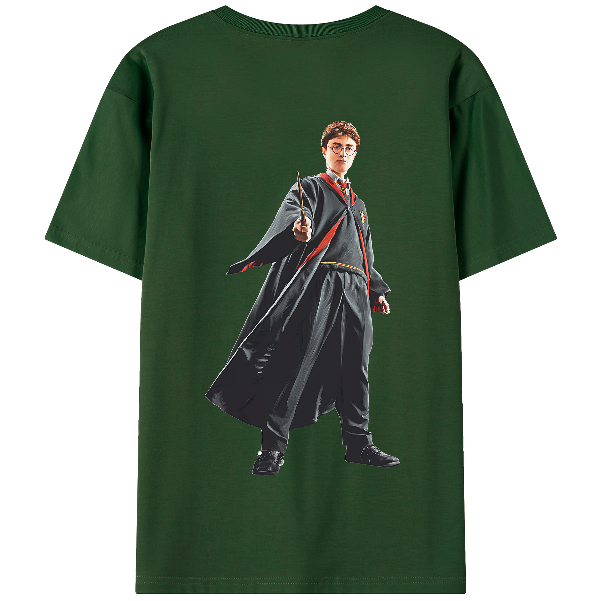 （画像用） Harry Potter ハリー・ポッターシリーズ 綿100％半袖Tシャツ（背面プリント）